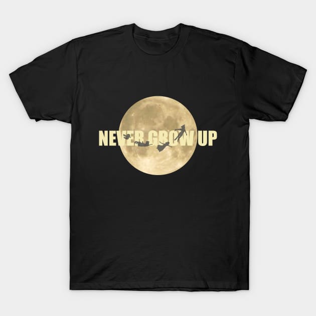 Never Grow Up T-Shirt by linalavonne